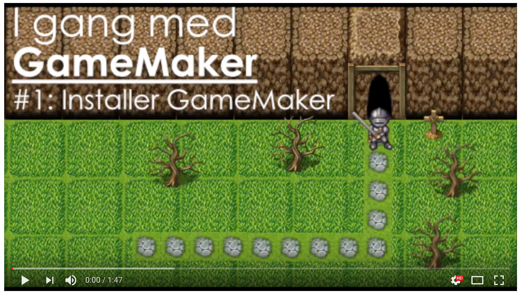  I gang med GameMaker: Episode #1 